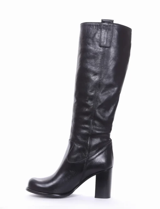 stivale tacco 8 cm nero