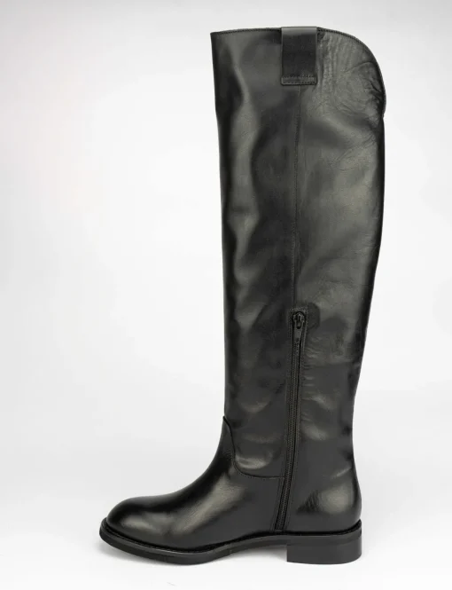 Stivale tacco 3 cm nero