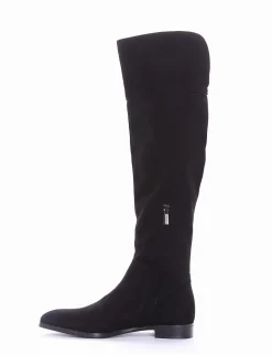 stivale tacco 2 cm nero