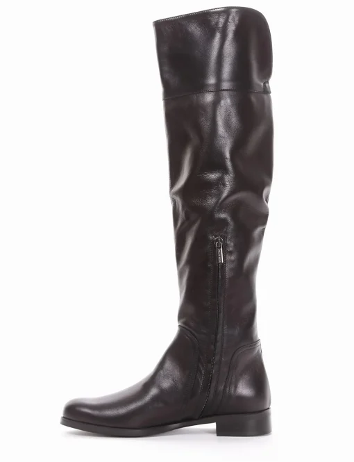 stivale tacco 2 cm nero