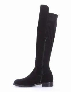 stivale tacco 2 cm nero