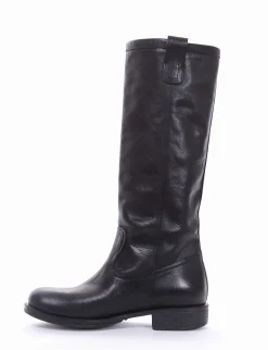 stivale tacco 2 cm nero