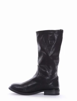 stivale tacco 2 cm nero