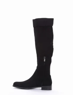stivale tacco 2 cm nero