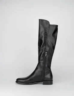stivale tacco 2 cm nero