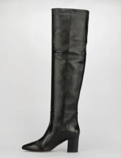 Stivale tacco 7 cm nero