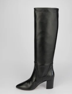 Stivale tacco 7 cm nero