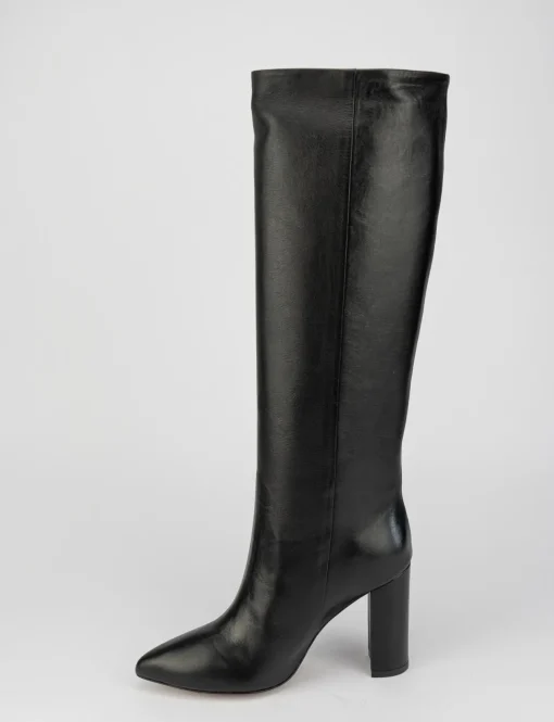 Stivale tacco 9 cm nero