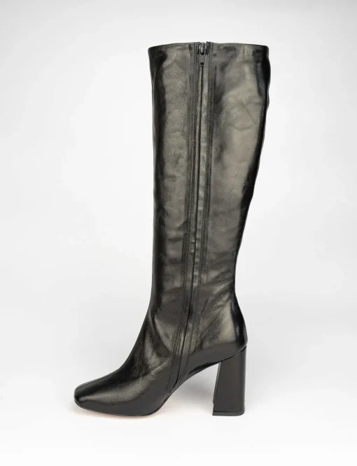 Stivale tacco 9 cm nero