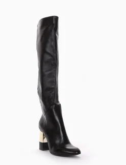 stivale tacco 8 cm nero