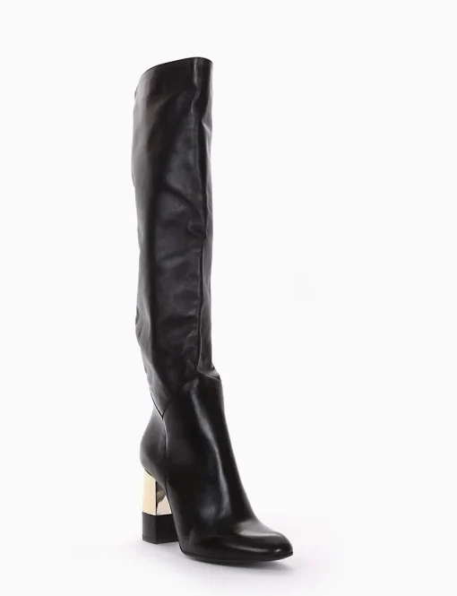 stivale tacco 8 cm nero