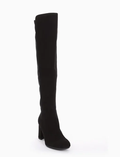 stivale tacco 3 cm nero