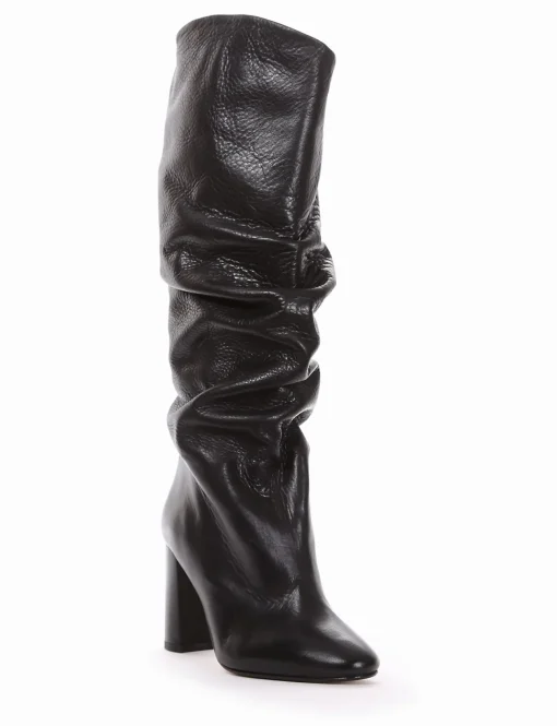 stivale tacco 9 cm nero