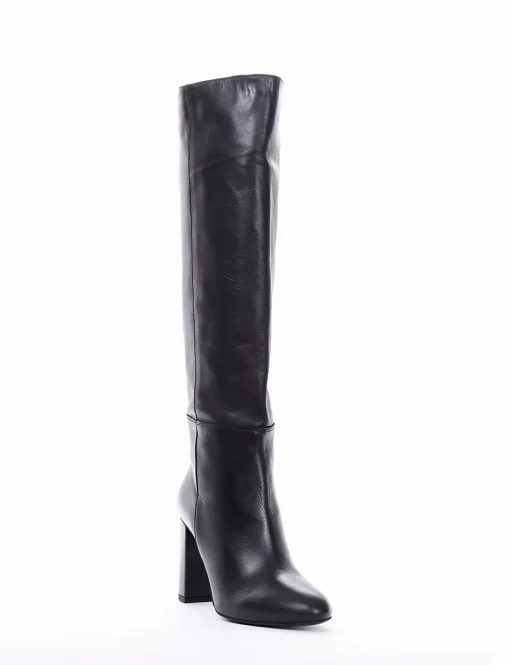 stivale tacco 9 cm nero