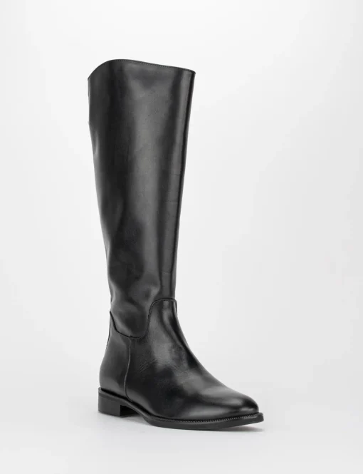 Stivale tacco 3 cm nero