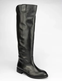 Stivale tacco 3 cm nero