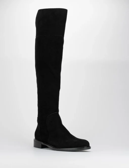 Stivale tacco 3 cm nero