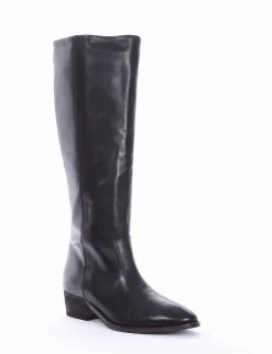 stivale tacco 2 cm nero