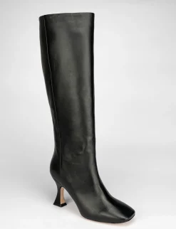 Stivale tacco 9 cm nero