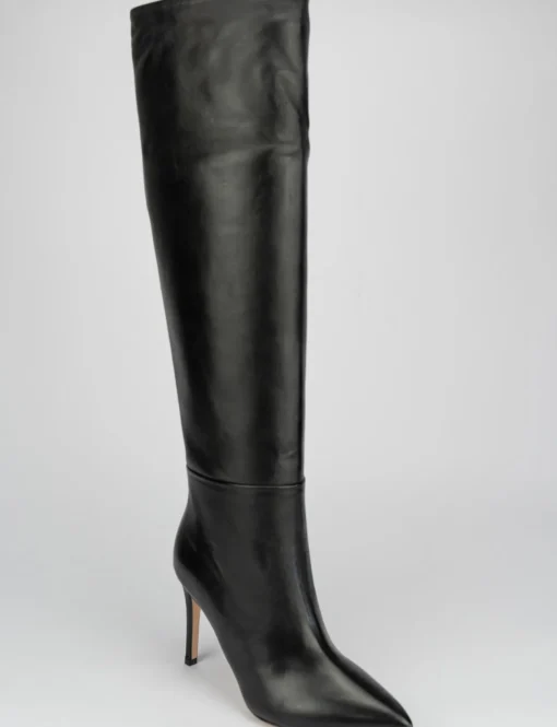 Stivale tacco 9 cm nero