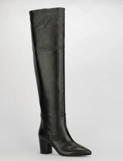 Stivale tacco 7 cm nero