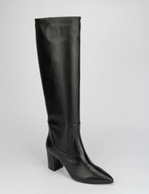 Stivale tacco 7 cm nero
