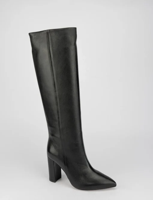 Stivale tacco 9 cm nero