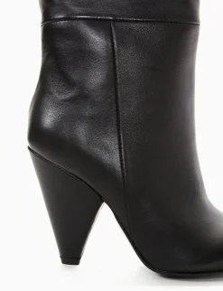 stivale tacco 8 cm nero