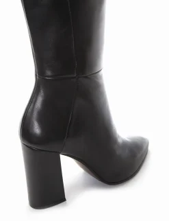 stivale tacco 9 cm nero