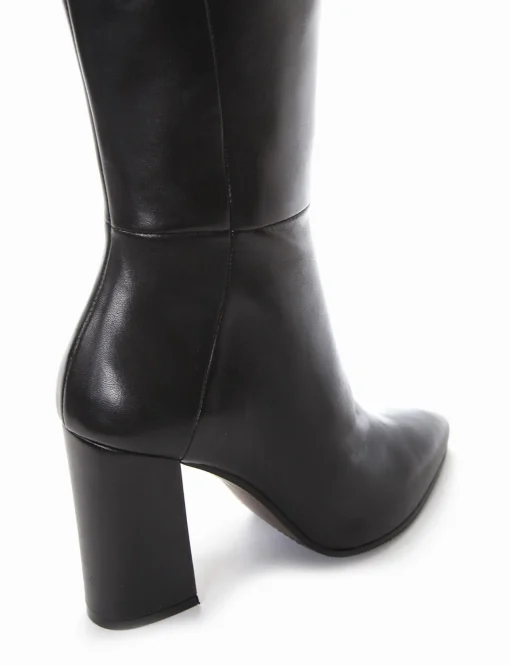 stivale tacco 9 cm nero