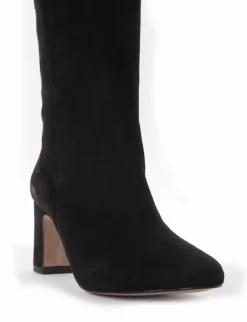 stivale tacco 7 cm nero