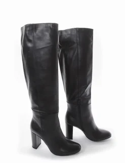 stivale tacco 9 cm nero