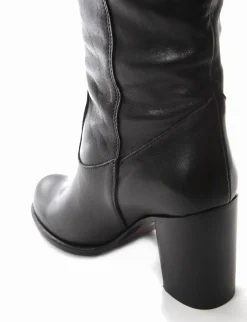stivale tacco 8 cm nero