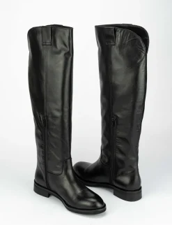 Stivale tacco 3 cm nero