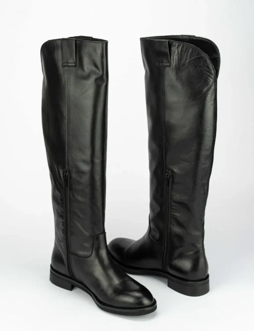 Stivale tacco 3 cm nero