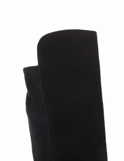 stivale tacco 2 cm nero