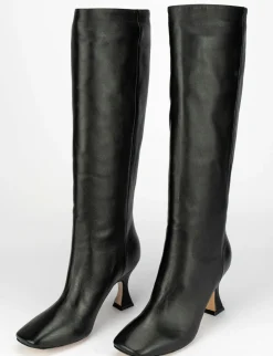 Stivale tacco 9 cm nero