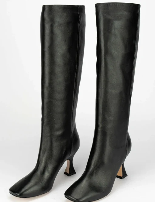 Stivale tacco 9 cm nero