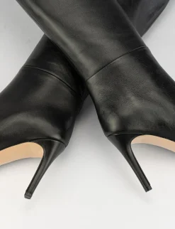 Stivale tacco 9 cm nero