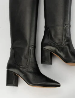 Stivale tacco 7 cm nero