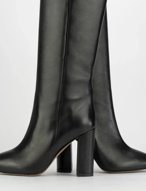 Stivale tacco 9 cm nero