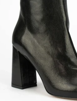 Stivale tacco 9 cm nero