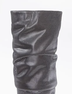 stivale tacco 10 cm nero