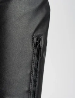 Stivale tacco 2 cm nero