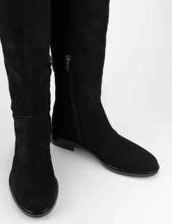 Stivale tacco 3 cm nero