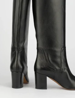 Stivale tacco 7 cm nero