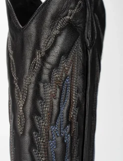 Stivale tacco 3 cm nero