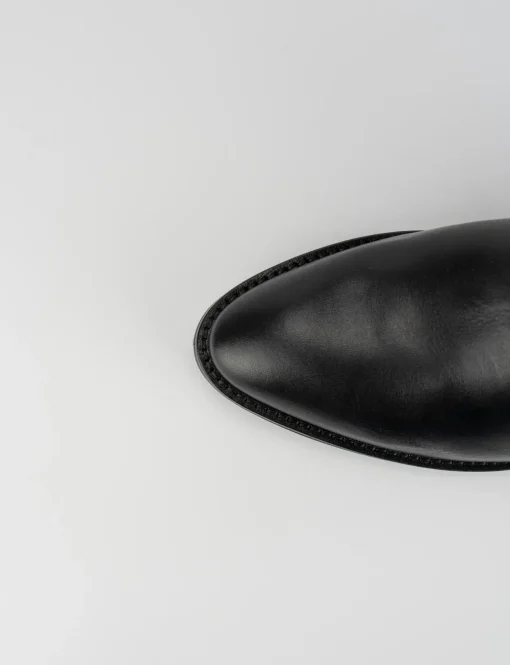 Stivale tacco 3 cm nero
