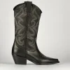 Stivale tacco 5 cm nero pelle