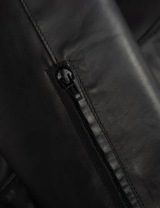 Stivale tacco 7 cm nero pelle